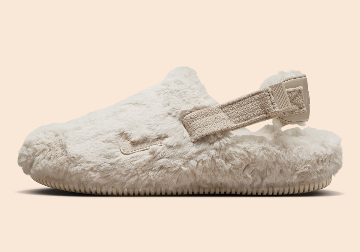 Nike Calm Slide Fur Sanddrift Fz3118 100 3