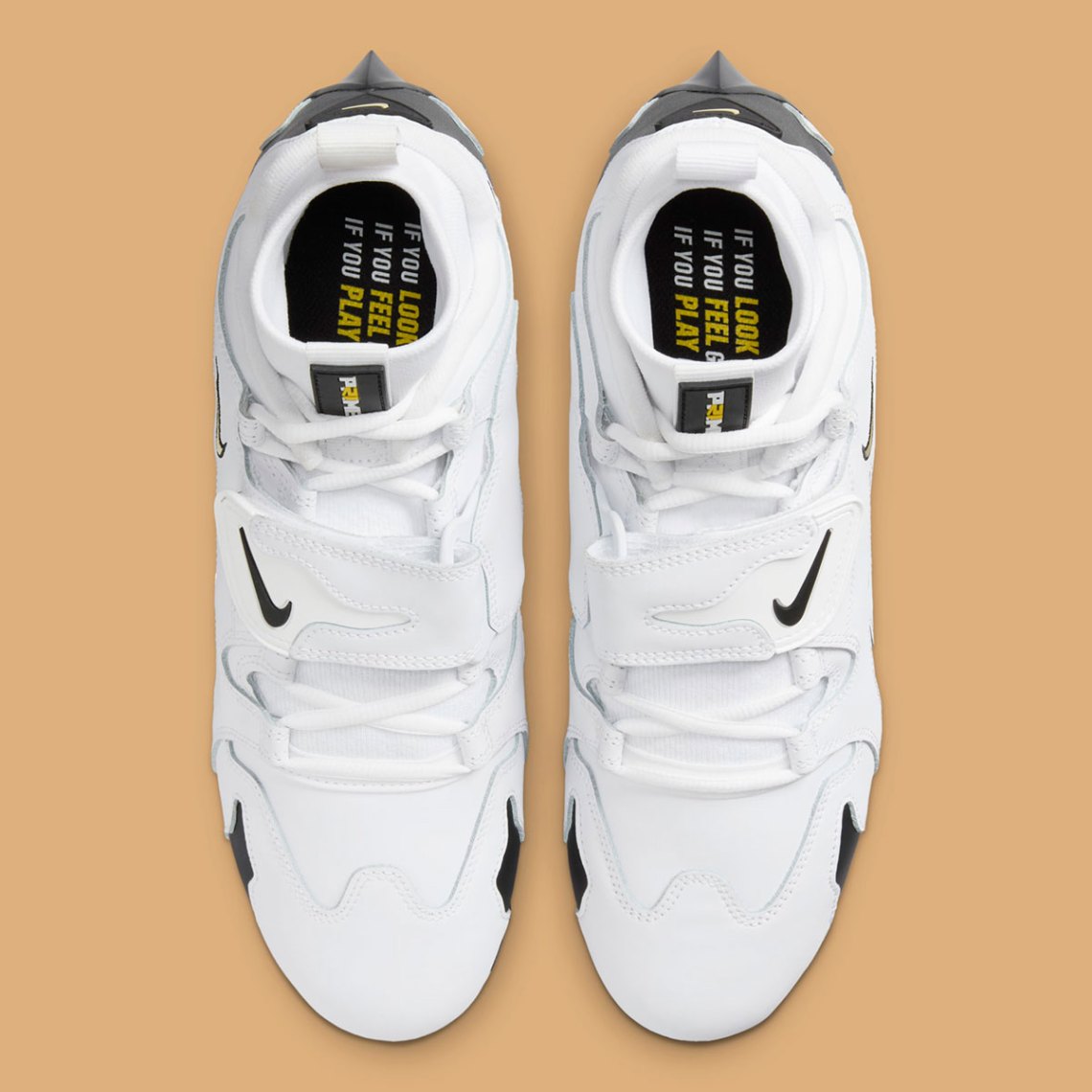 Nike Diamond Turf 96 Football Cleats White/Team Gold  display picture 3