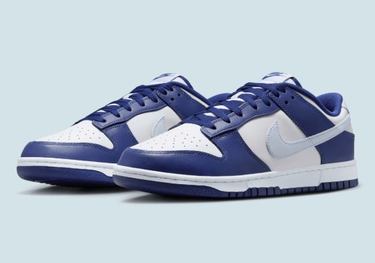 nike Grey dunk low deep royal blue football grey white dv0833 401 7