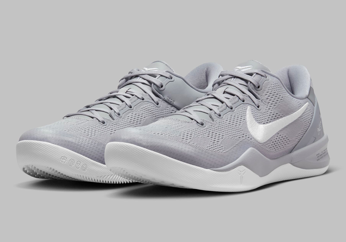 Nike Kobe 8 Protro Tb Grey White Hf9550 002 1