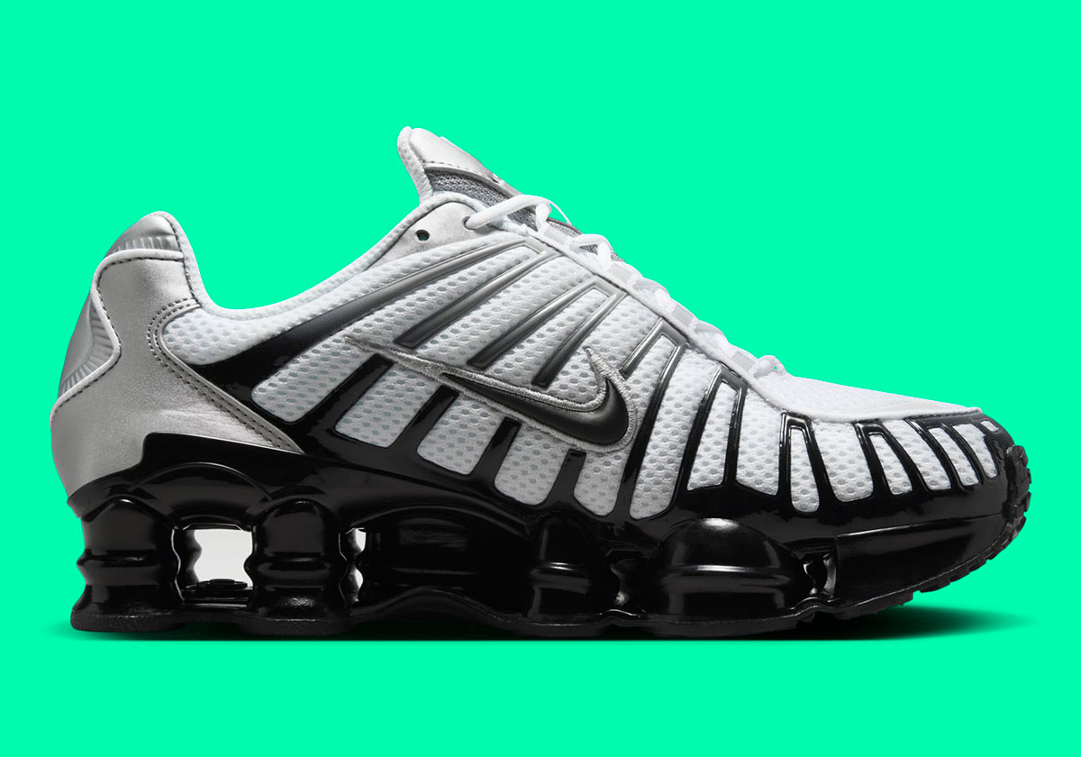 nike shox tl metallic silver white wolf grey black hq4049 001 8