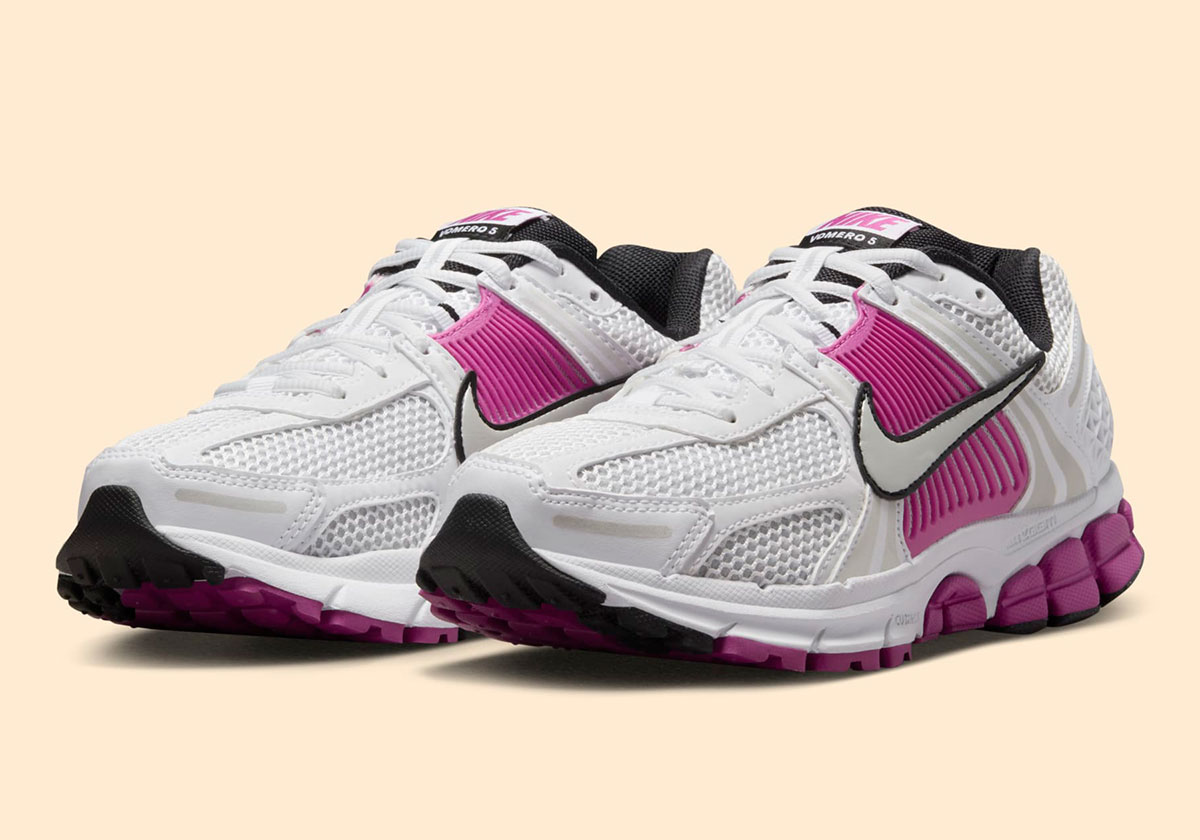 "Hot Fuchsia" Accents The Women's Nike Zoom Vomero 5