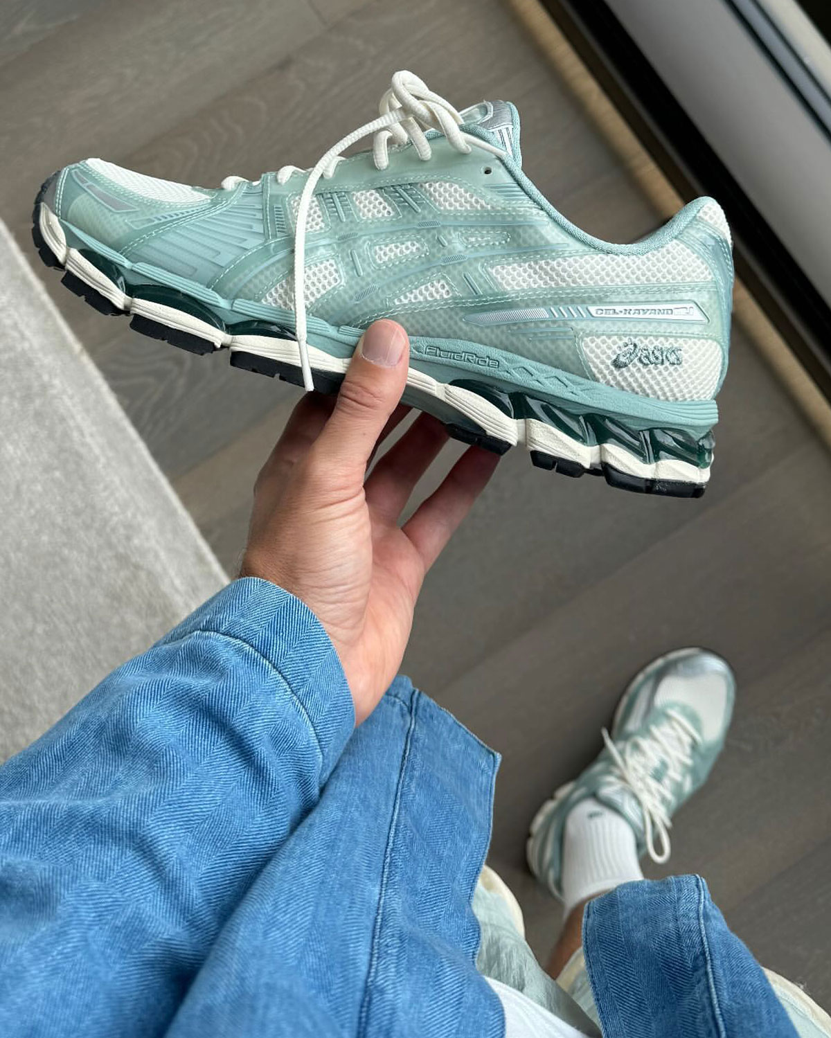 Kith ASICS GEL Kayano 12.1 Blue SneakerNews