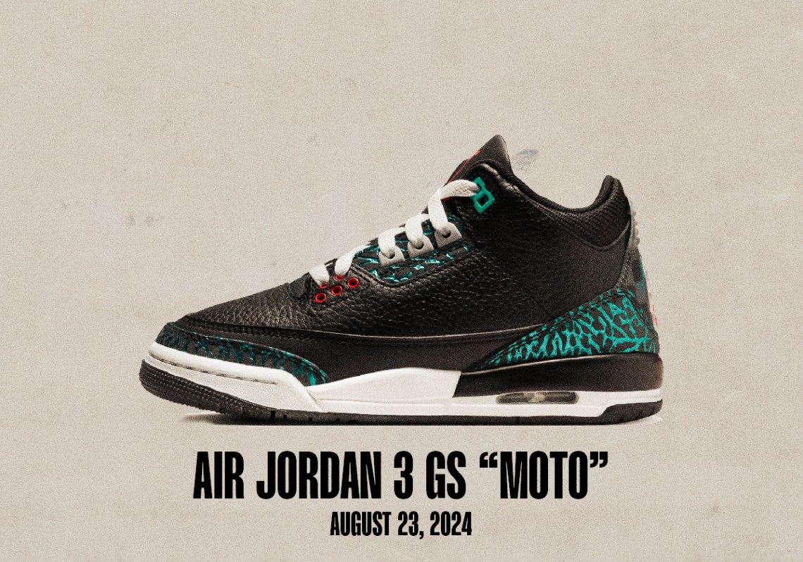 badminton Peachtree Releases August 18 August 24 Air Jordan 3 Gs Moto