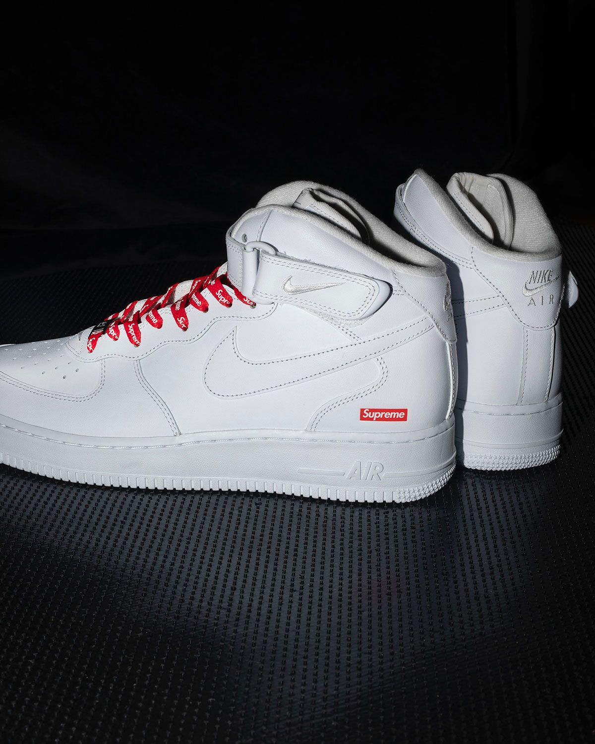 Supreme x Nike Air Force 1 Mid SneakerNews