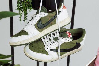 Travis Scott’s Air Jordan 1 Low OG SP “Medium Olive” Deeprooted To Release On September 28th