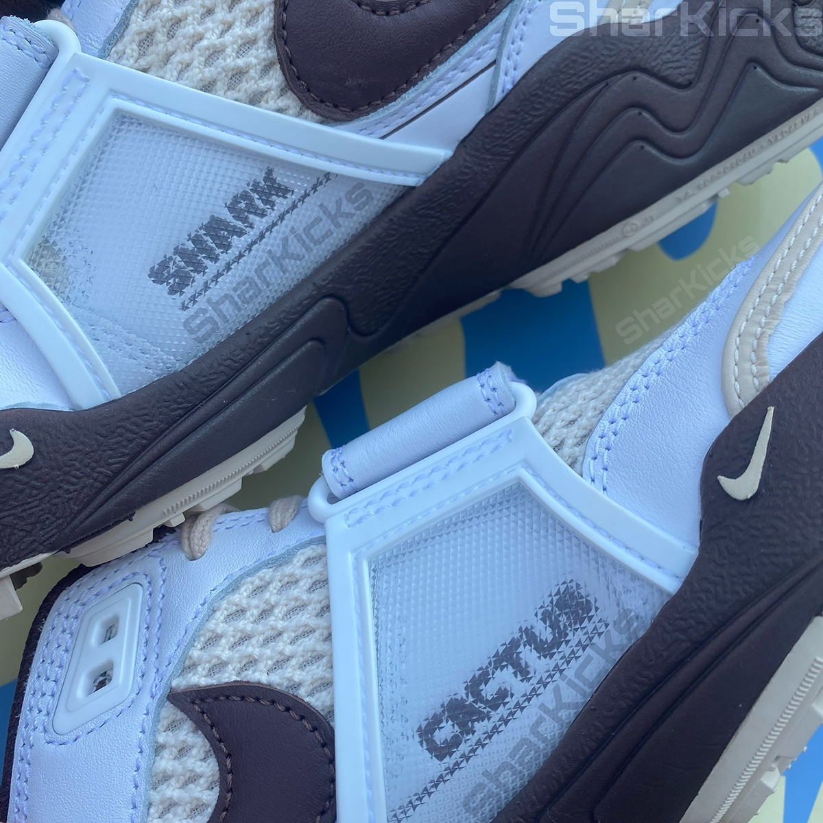 travis scott nike Verona zoom field jaxx white light chocolate hq3073 100 3