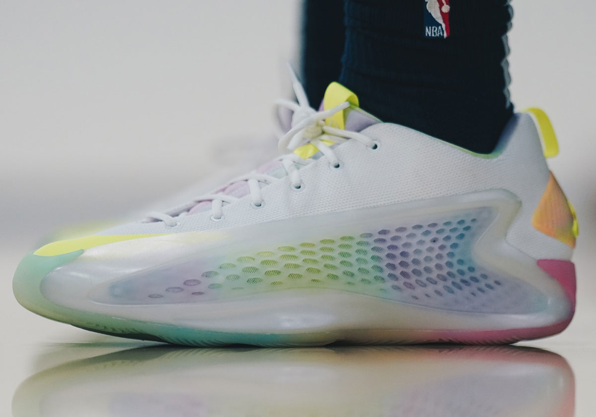 Anthony Edwards Debuts An adidas AE1 Low “Multi-Color”