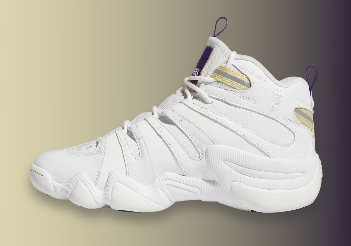 Adidas Crazy 8 Core White Off White Collegiate Purple If4523 2