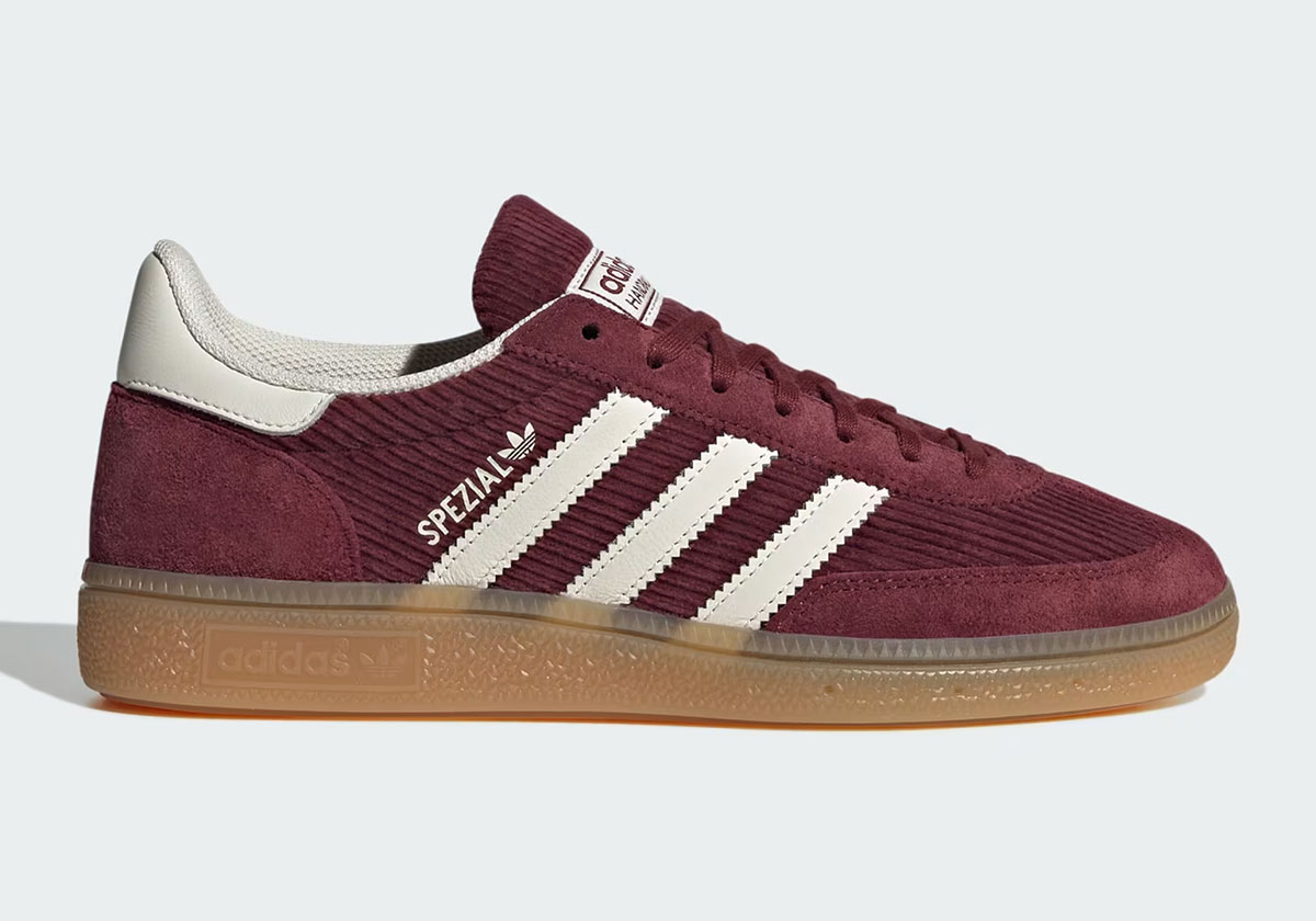 Adidas Handball Spezial Burgundy Corduroy Ig1978