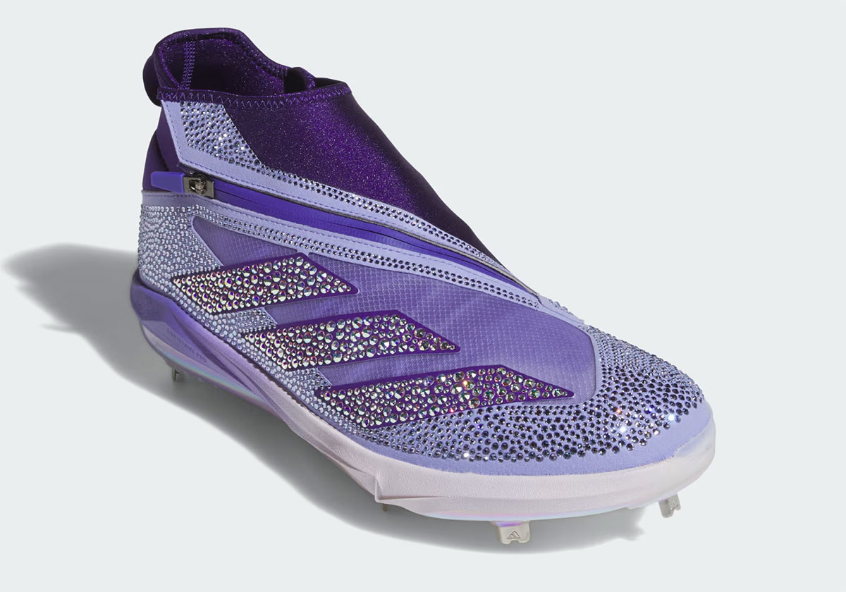 This Swarovski Crystal Encrusted adidas Baseball Cleat Costs $440