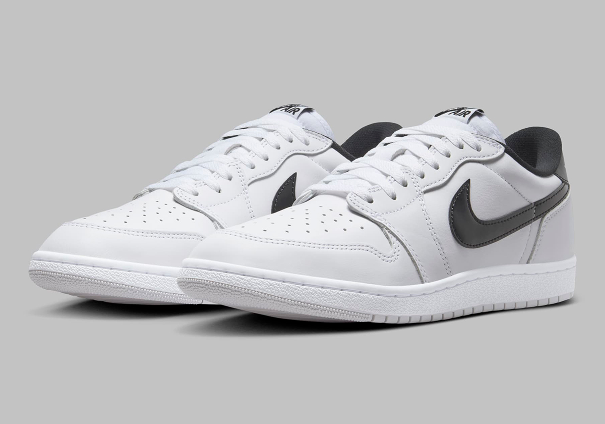 Official Images Of The Air Jordan 1 Low ‘85 “White/Black”