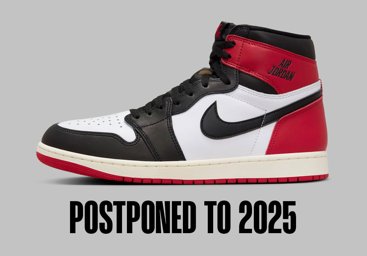 Air Jordan 1 “Black Toe Reimagined” Release Postponed To 2025