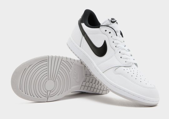 Official Images Of The Air Jordan 1 Low ‘85 “White/Black”