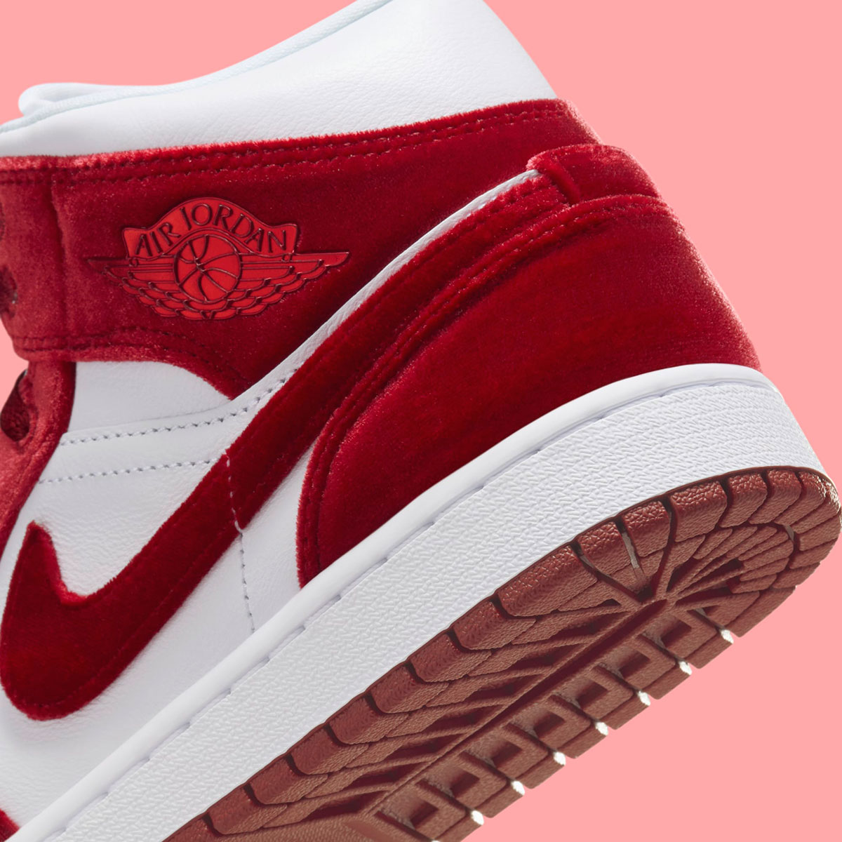 Air Jordan 1 Mid Red Velvet FZ3334 100 SneakerNews