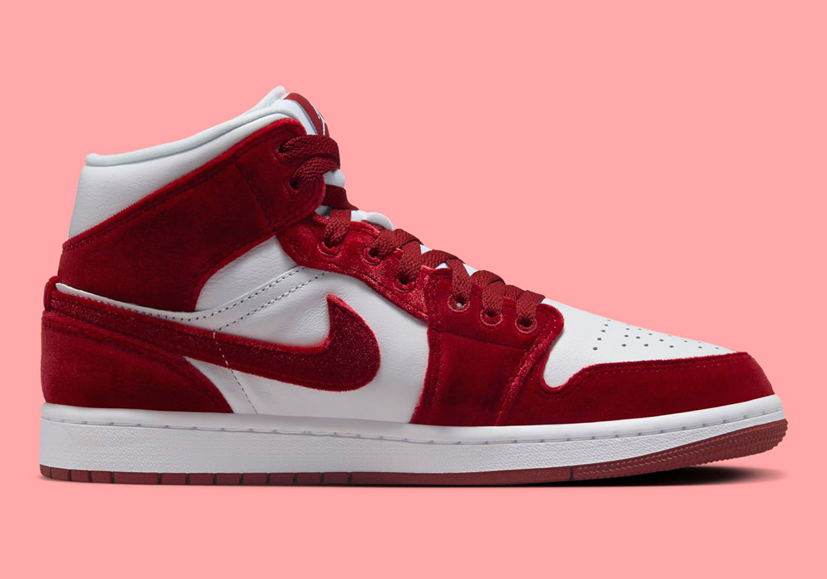 Air Jordan 1 Mid Red Velvet Fz3334 100 7