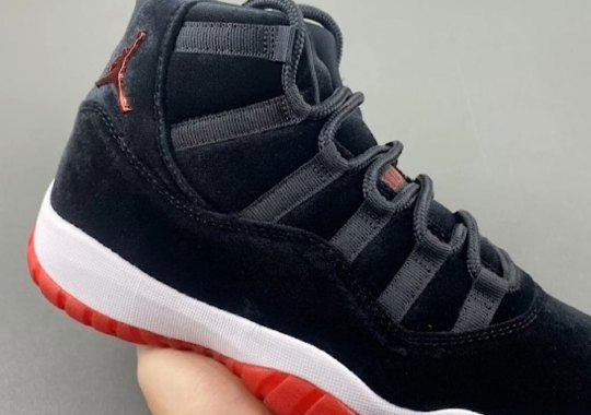 First Look At The Air Jordan 11 "Bred Velvet"