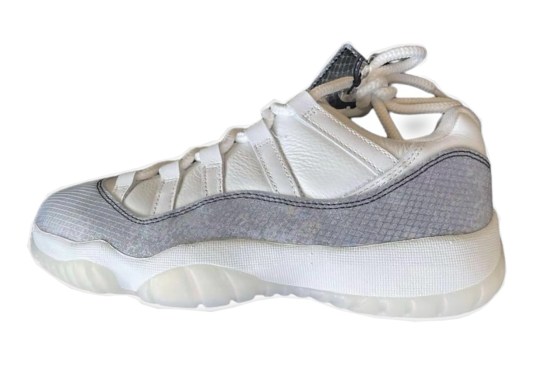 First Look At The Air Jordan 11 Low “Snakeskin” Releasing In 2025