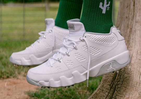 The Air Jordan 9 Golf Expands Its Bag With Chrome Accents