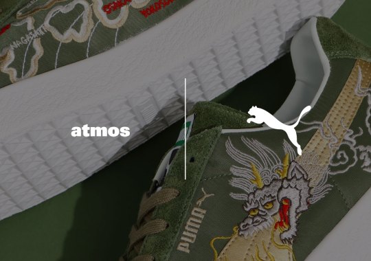 atmos Brings Souvenir Jacket Styling To The Puma Suede