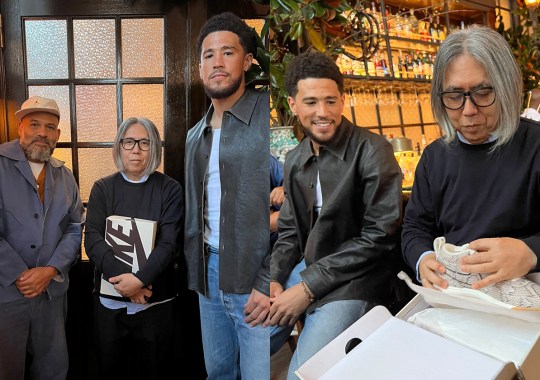 Devin Booker Gifts solar nike Book 1s To Hiroshi Fujiwara And Chris Union