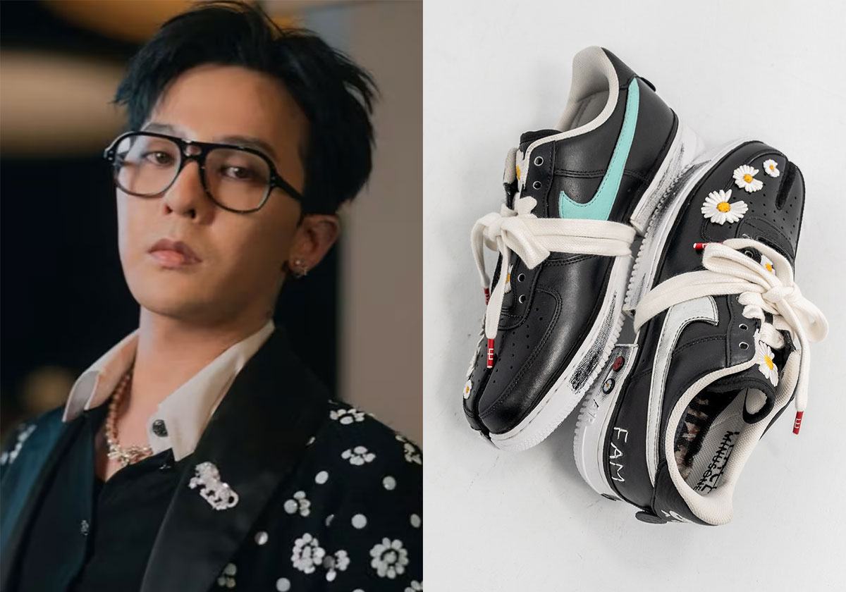 G-Dragon Receives Custom PARANOISE Air Force 1 To Celebrate Latest Collaborative Launch