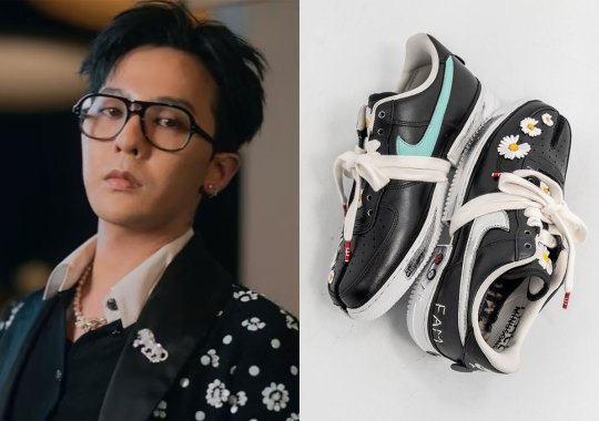 G-Dragon Receives Custom PARANOISE Air Force 1 To Celebrate Latest Collaborative Launch