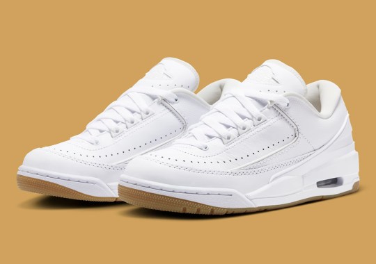 The jordan como 2/3 Cleans Up With A Classic White And Gum