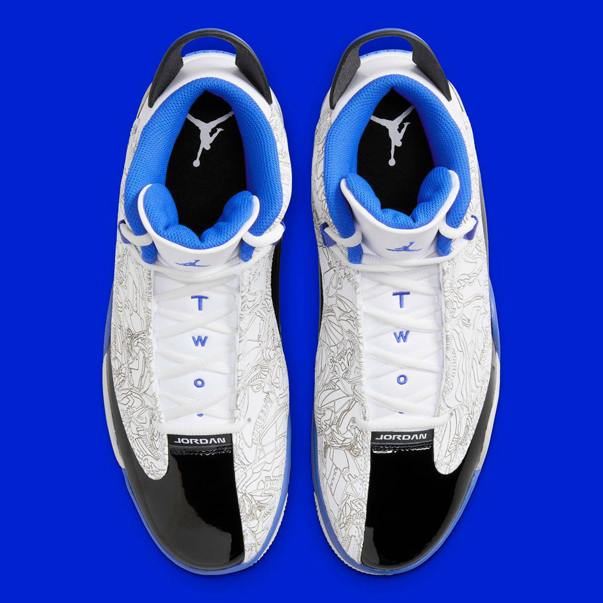 Jordan Dub Zero White Black Game Royal 311046 140 5