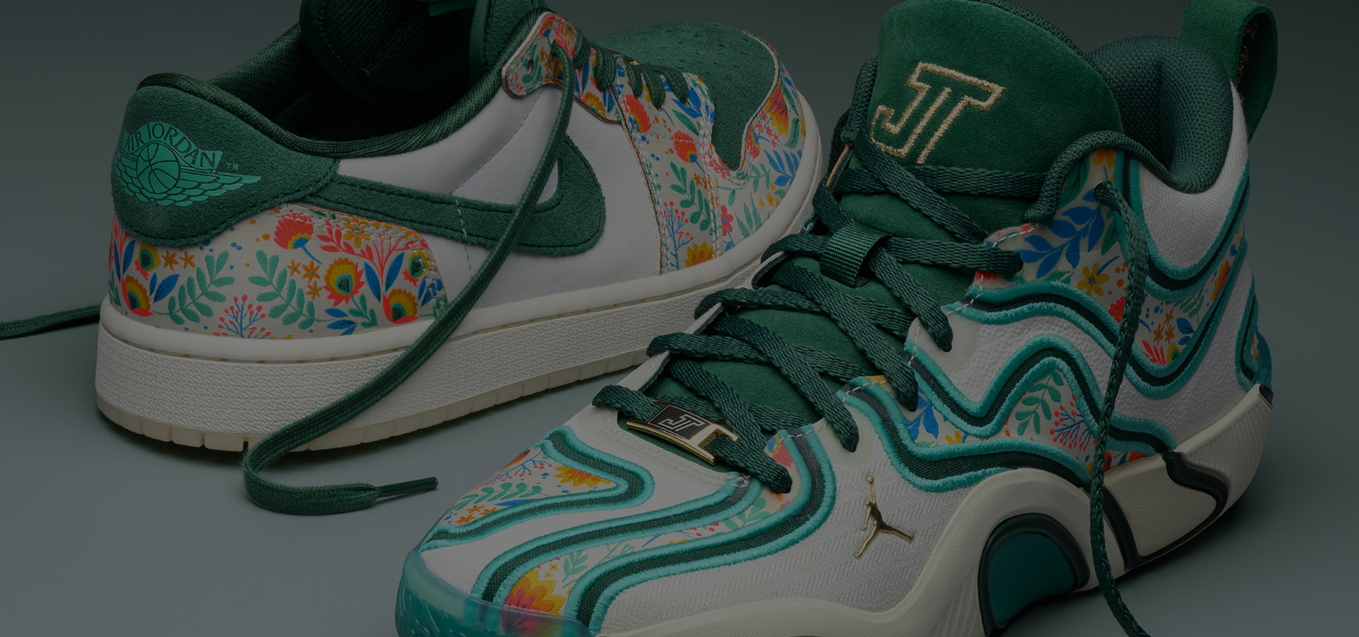 Jordan Tatum 3 Air Jordan 1 Low Welcome To The Garden Concepts Banner