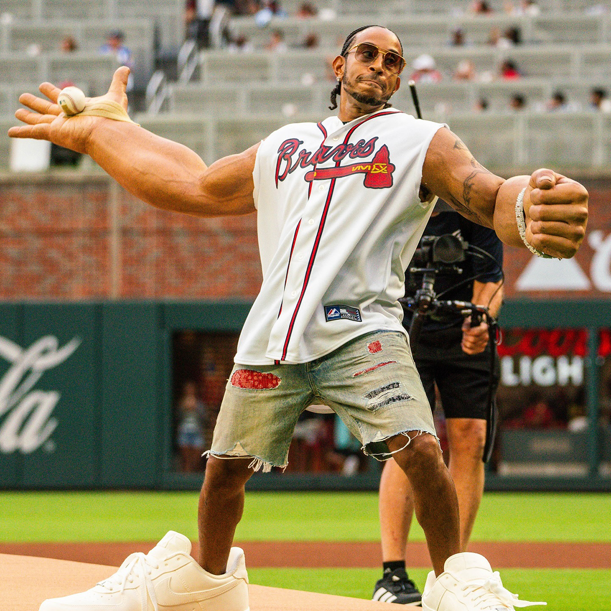 Ludacris Nike Air Force 1 Atlanta Braves 2