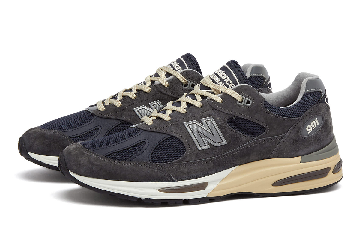 New Balance 991v2 Grey Navy U991GG2 SneakerNews