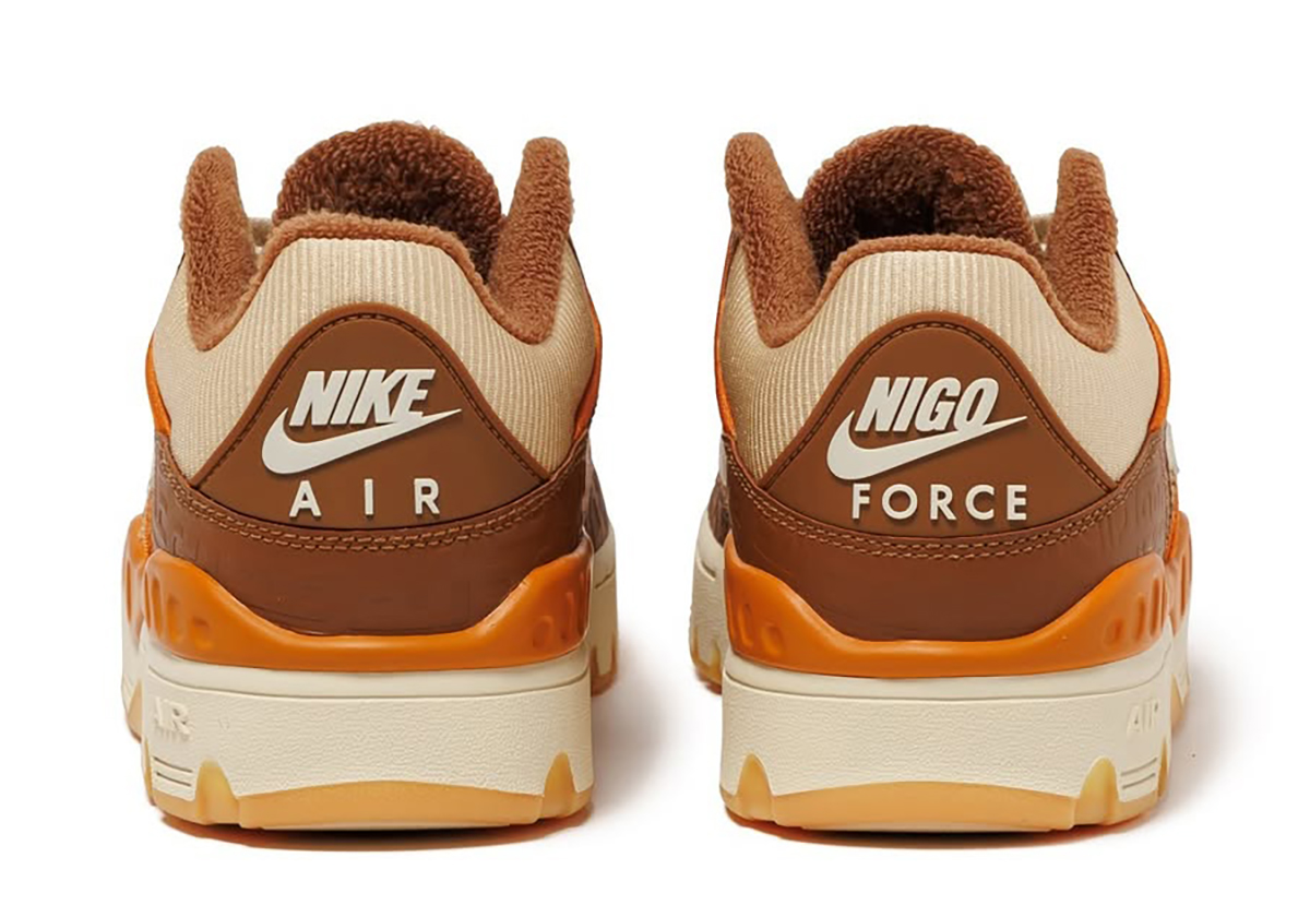 Nigo Nike nike air 1 maroon grey jersey fabric store coupon Light British Tan Hq0260 200 6