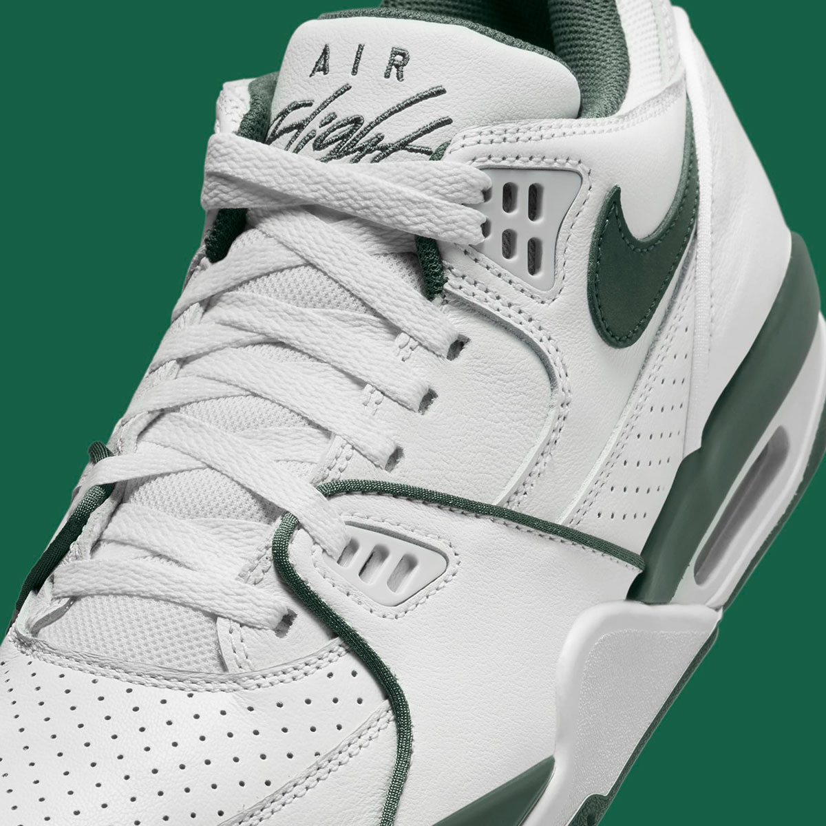 Nike Air Flight 89 Low White Gorge Green Fq8256 101 5