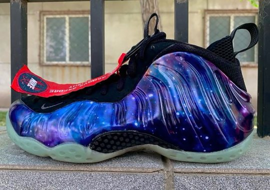 A Closer Look At The Nike 25.5cm Galaxy Foamposites Releasing February 2025