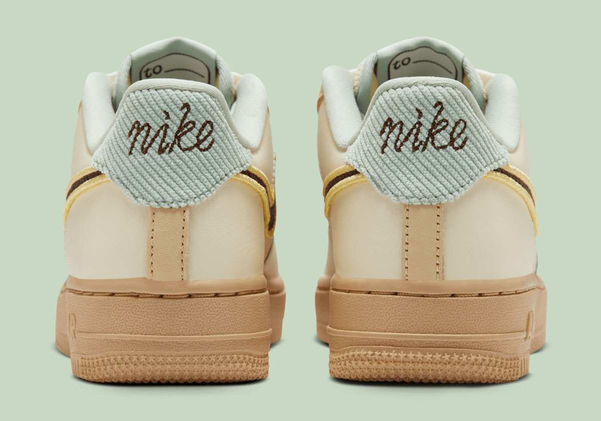 Nike Air Force 1 Low Gs Coconut Milk Baroque Brown Sesame Seafoam Hq3473 122 6