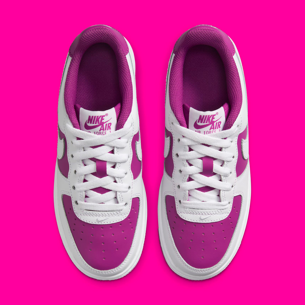 nike air force 1 low gs white hot fuchsia hv0938 100 6