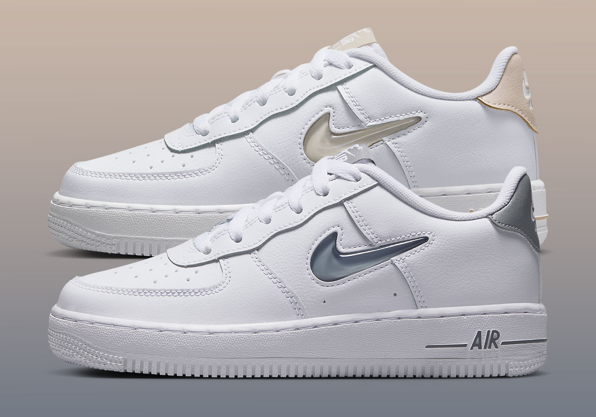 Kids grey air force 1 best sale