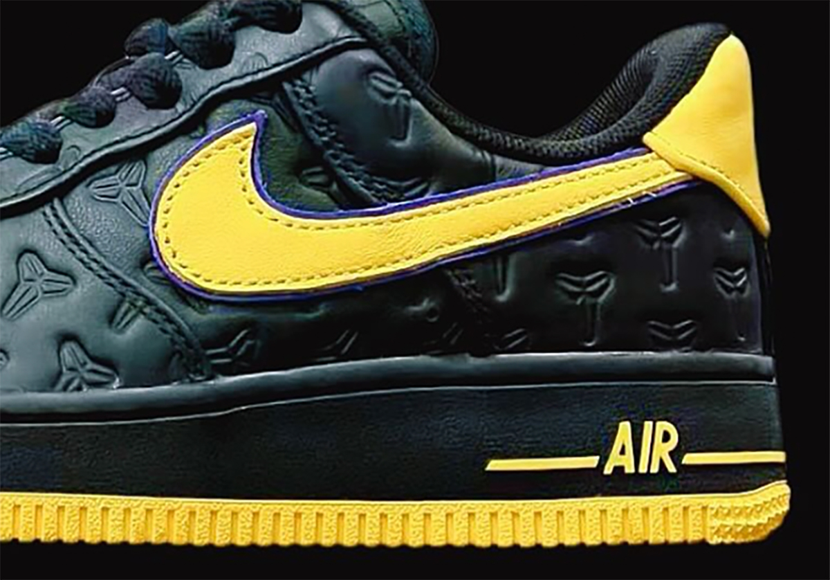 Kobe Bryant's Sheath Logo Covers The Upcoming Nike Air Force 1 Low