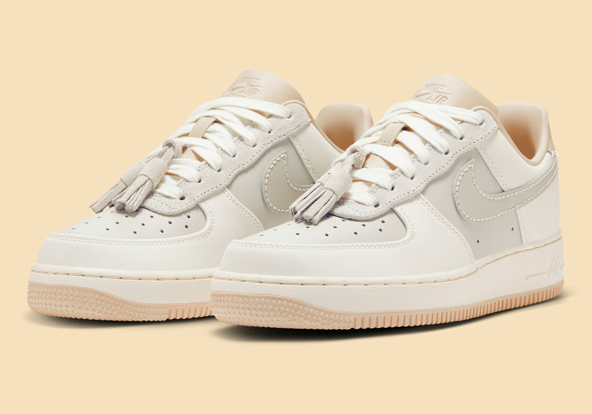 Nike Air Force 1 Low Light Bone Sail Pink Oxford Hv1813 001 1