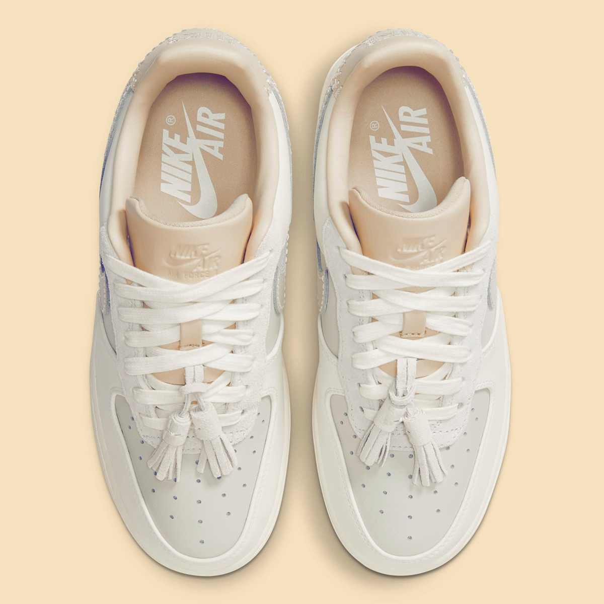 Nike Air Force 1 Low Light Bone Sail Pink Oxford Hv1813 001 7