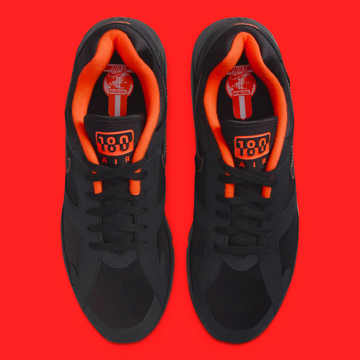 Nike Air Max 180 Black Hyper Crimson Fj9259 002 5