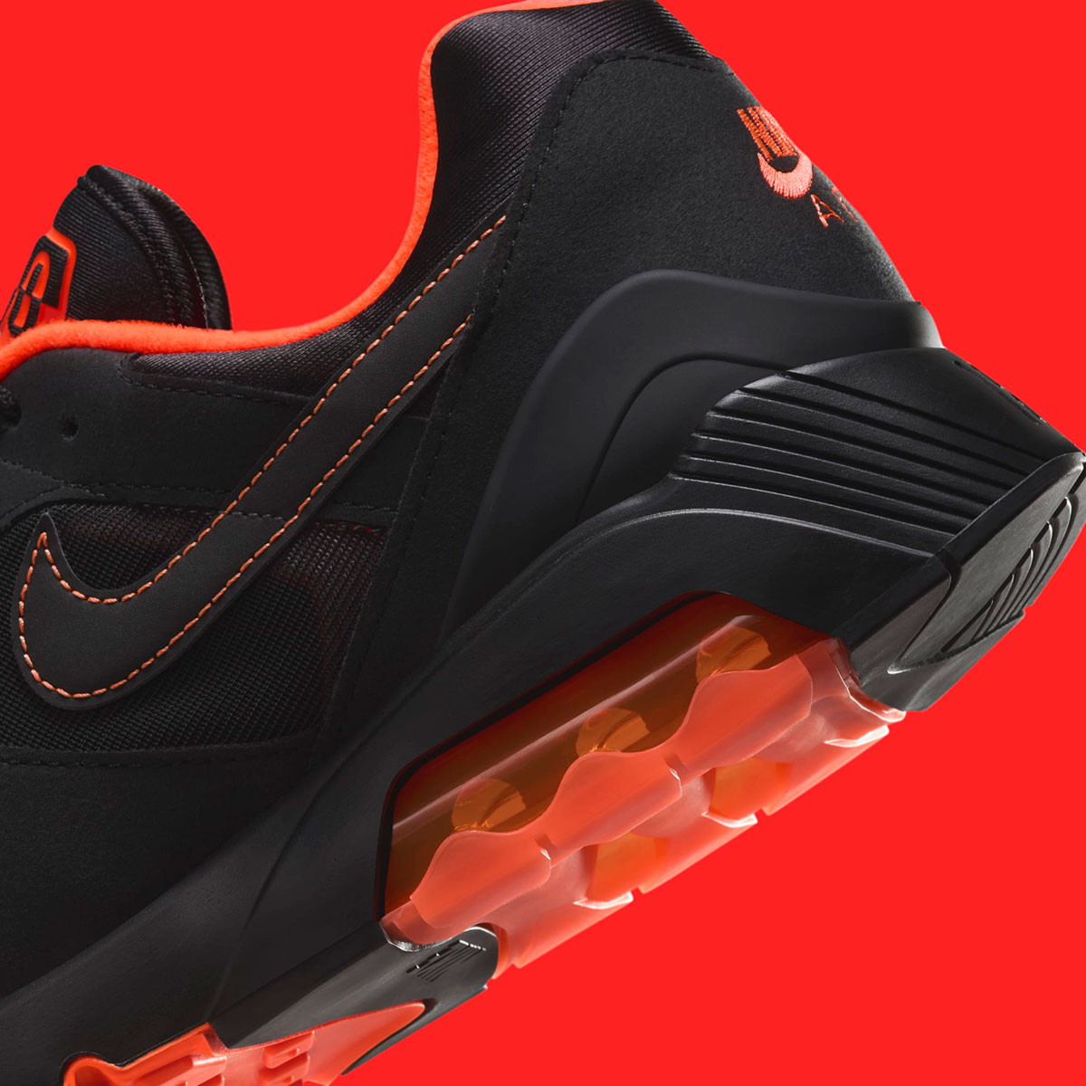 Nike Air Max 180 Black Hyper Crimson Fj9259 002 7