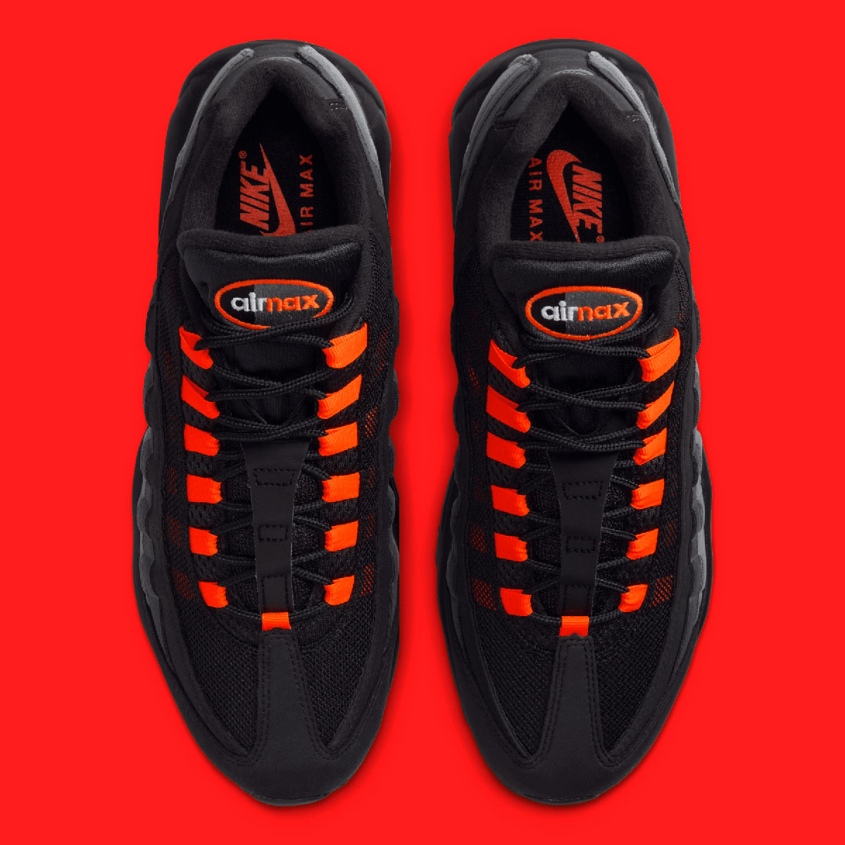 Nike Air Max 95 Black Hyper Crimson Fv4710 002 3