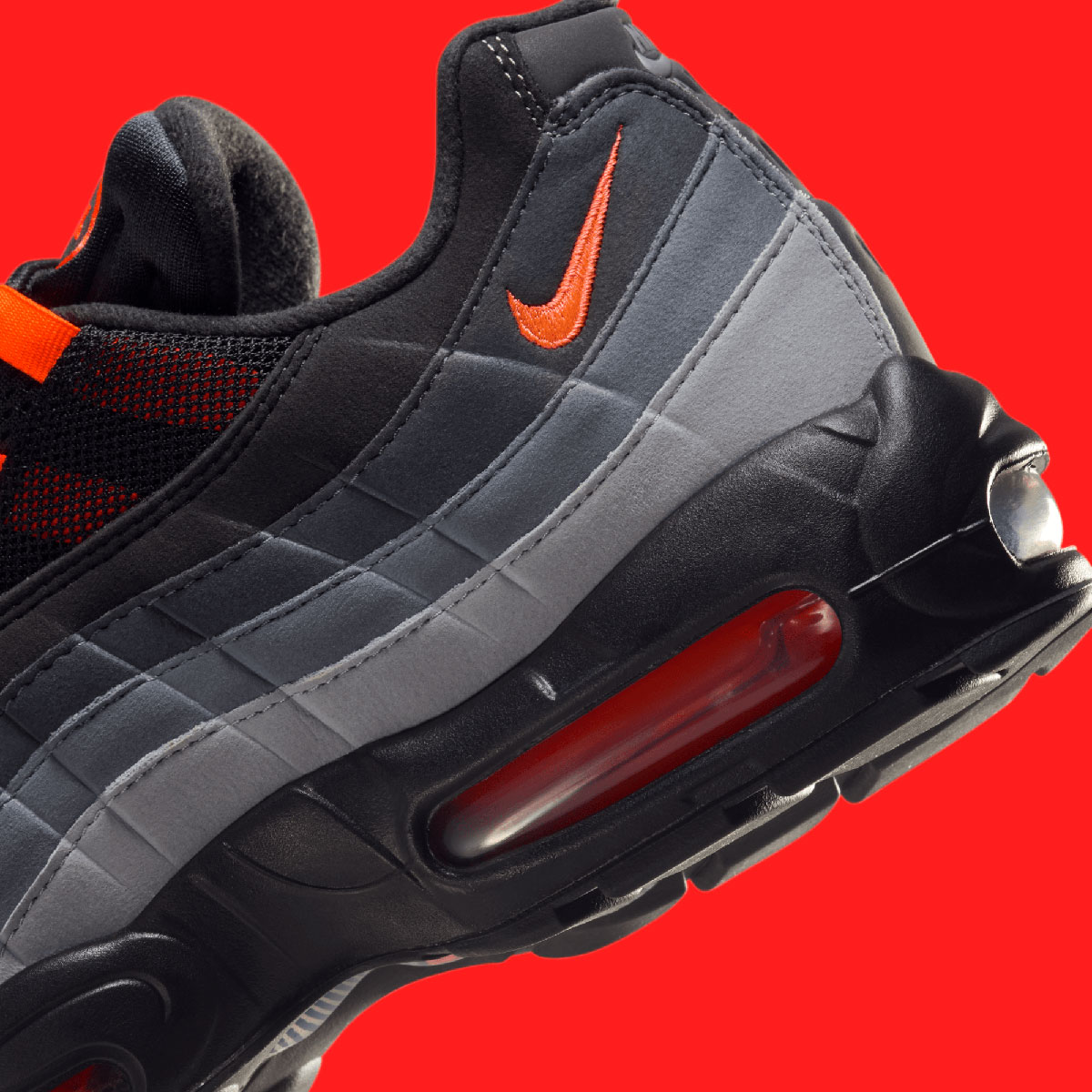 Nike Air Max 95 Black Hyper Crimson Fv4710 002 5