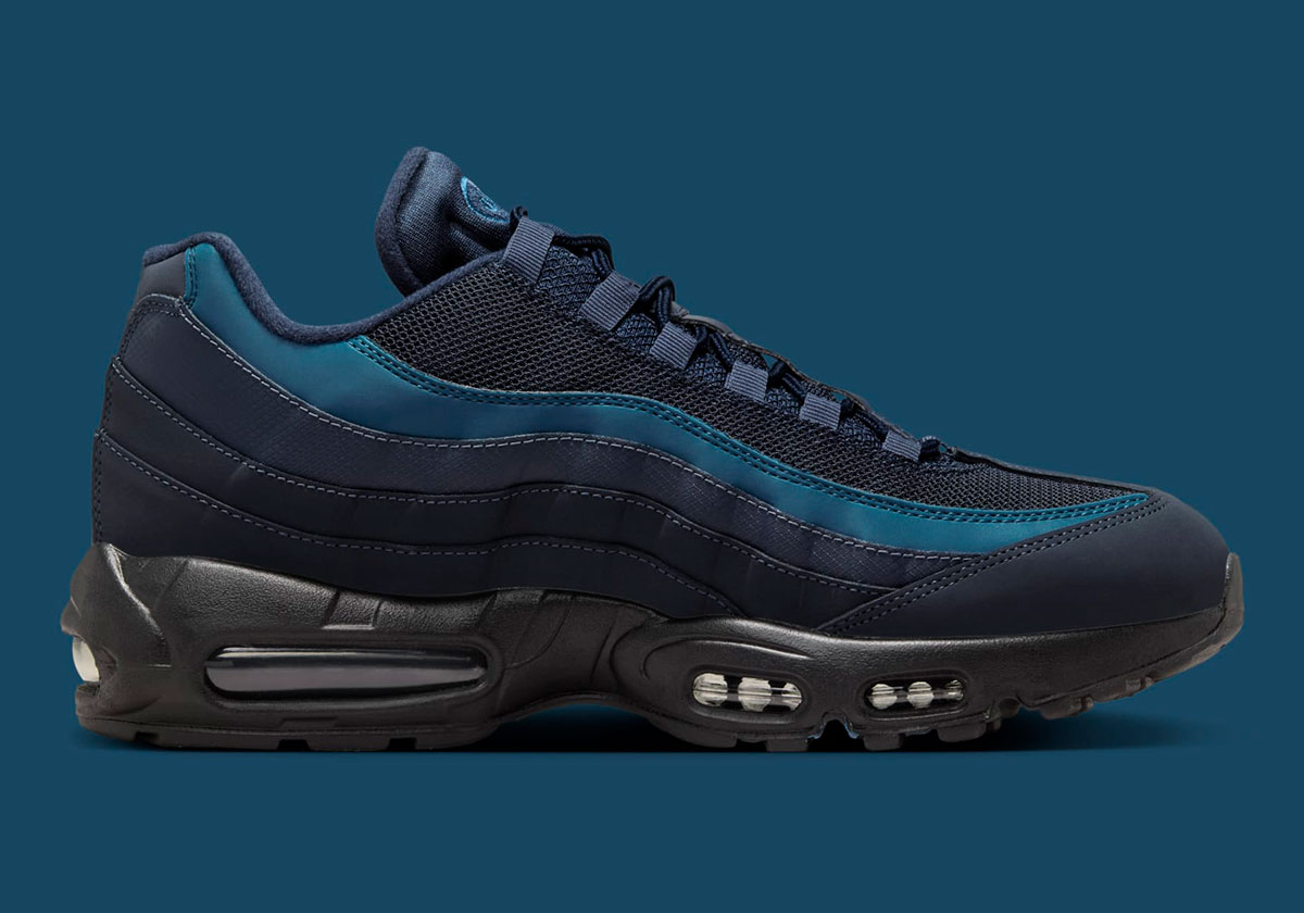 Nike Air Max 95 Obsidian Black Harbor Blue Hq3825 001 3