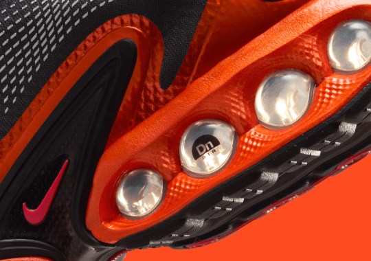 A Fiery "Metallic Orange" Emblazons The Nike Air Max Dn