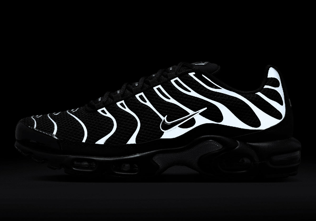 Nike Air Max Plus Reflective Black Metallic Silver Hq3029 001 3