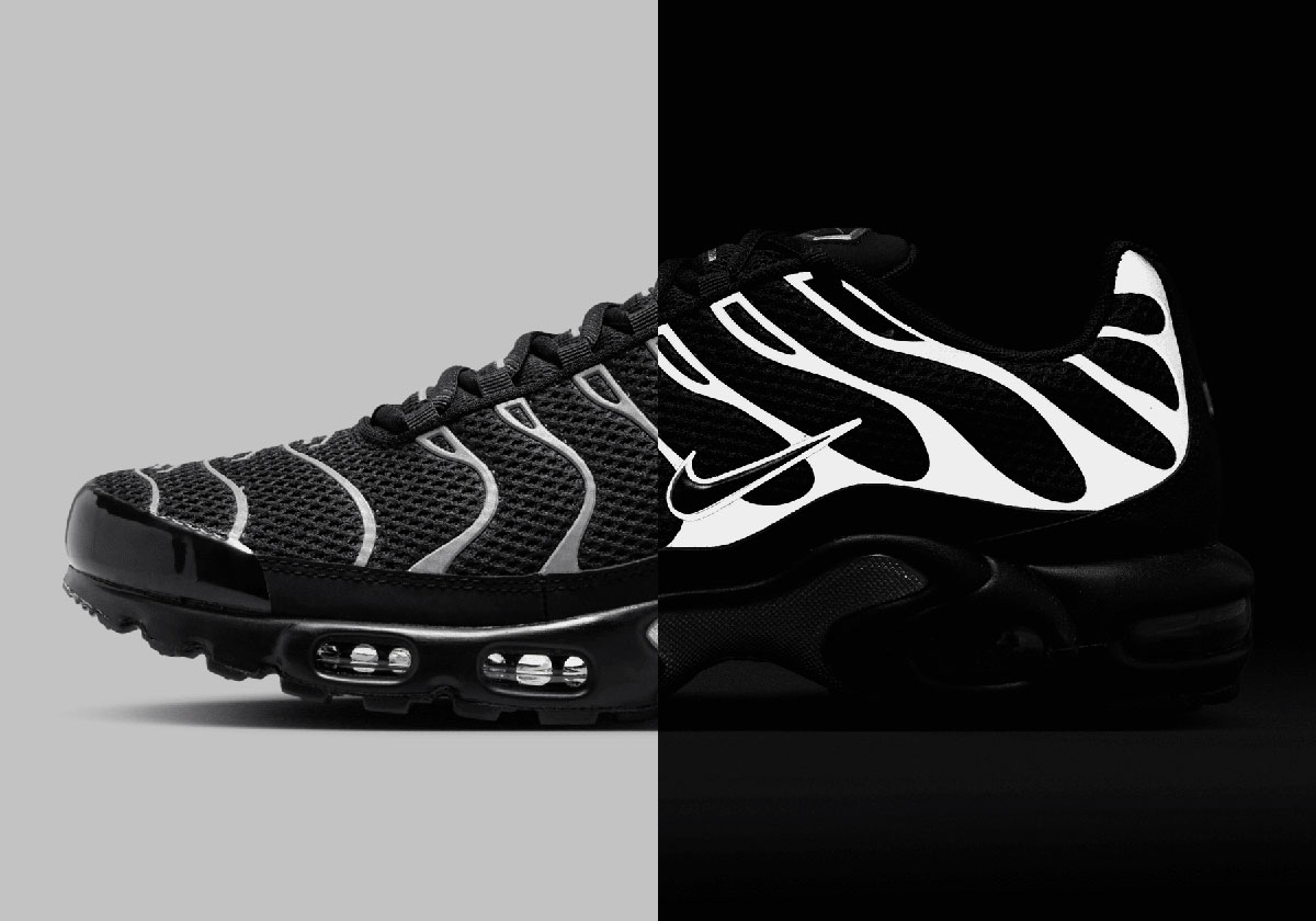 Nike Air Max Plus Reflective Black Metallic Silver HQ3029 001 SneakerNews