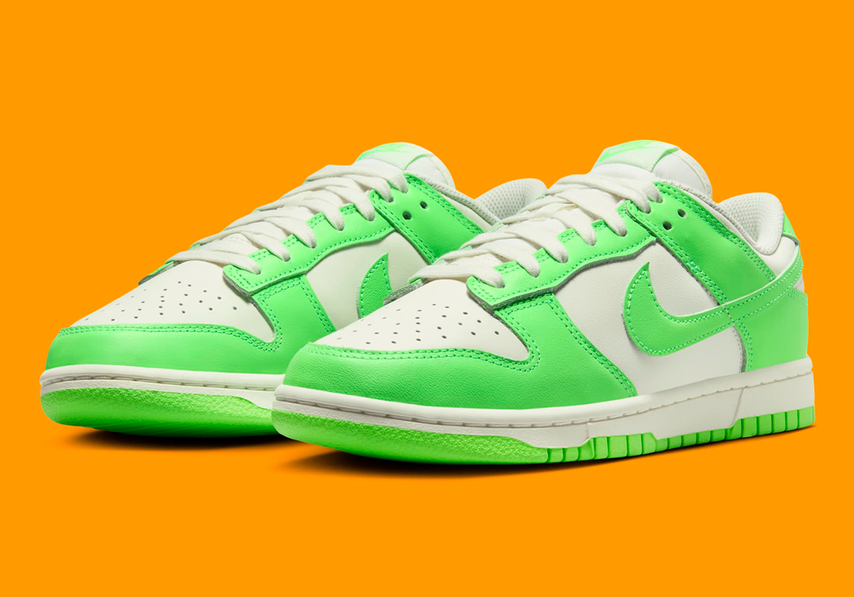 "Green Strike" Dominates This Nike Dunk Low